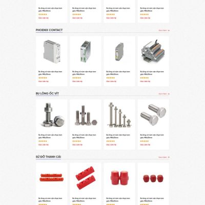 Theme wordpress bán vật tư cơ khí máy móc